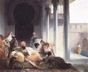 Francesco Hayez Interno di Harem (mk32) oil on canvas